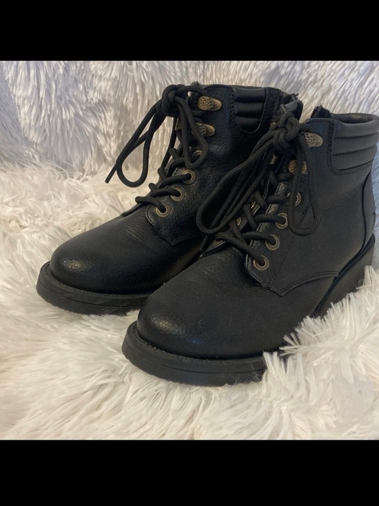 Blowfish Shoes - Blowfish Black Leather Moto Ankle Boots